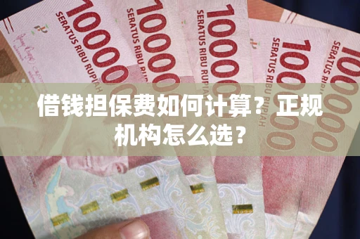武汉借钱担保费如何计算？正规机构怎么选？