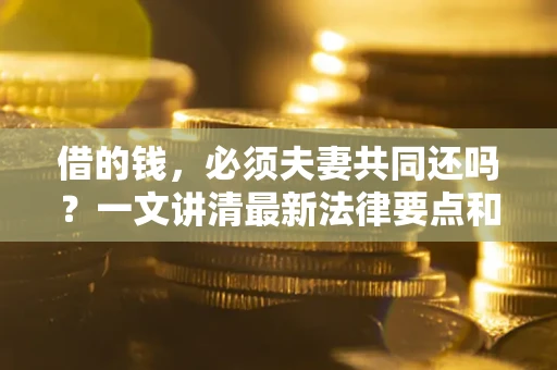 武汉借的钱，必须夫妻共同还吗？一文讲清最新法律要点和避坑指南