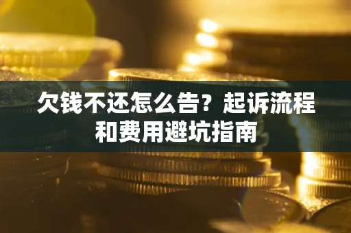 武汉欠钱不还怎么告?起诉流程和费用避坑指南 武汉欠钱不还怎么告?起诉流程和费用避坑指南