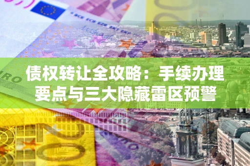武汉债权转让全攻略：手续办理要点与三大隐藏雷区预警