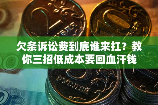 武汉欠条诉讼费到底谁来扛？教你三招低成本要回血汗钱